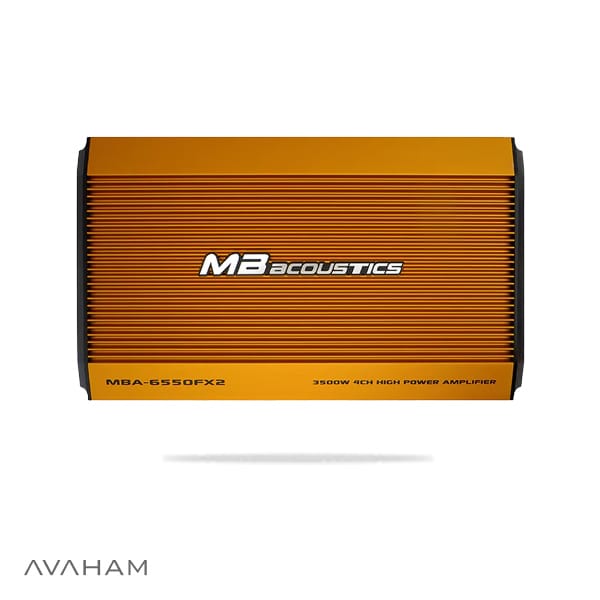 امپلی فایر نارنجی ام بی آکوستیک 4 کانال مدل MBA-6550FX2
